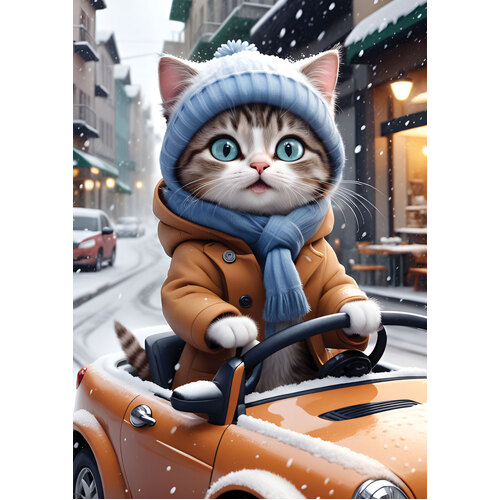 Yazz - The Driver Kitty Puzzle 1000pc